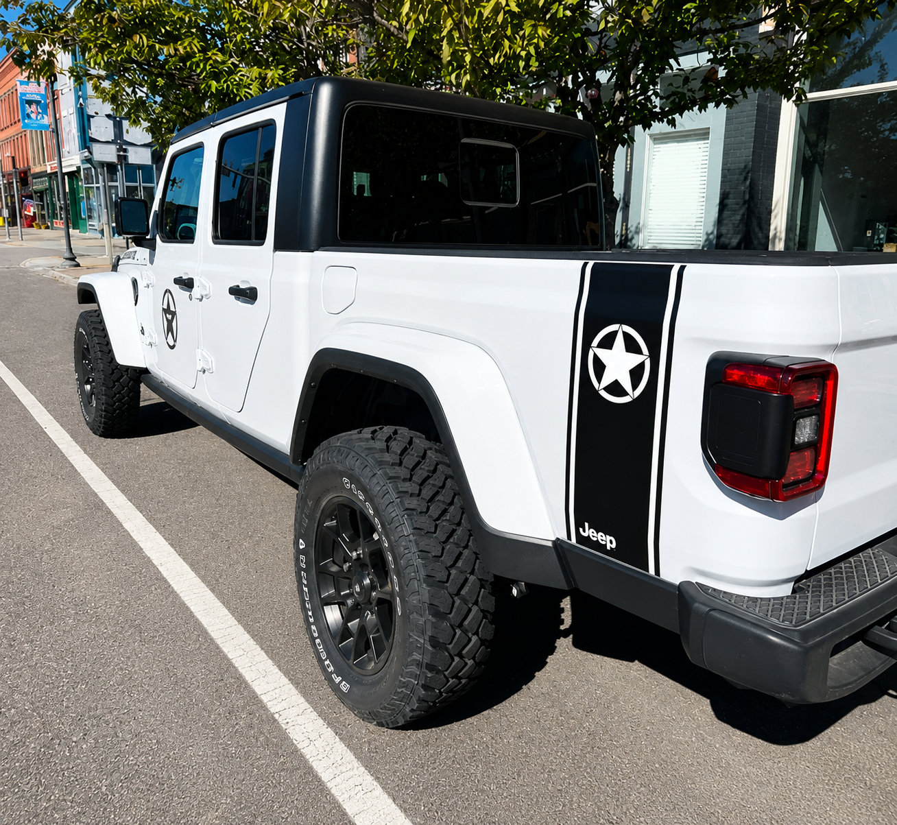 Jeep Gladiator star decal build